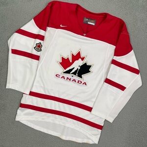Kids Vintage y2k Nike Canadian National hockey jersey